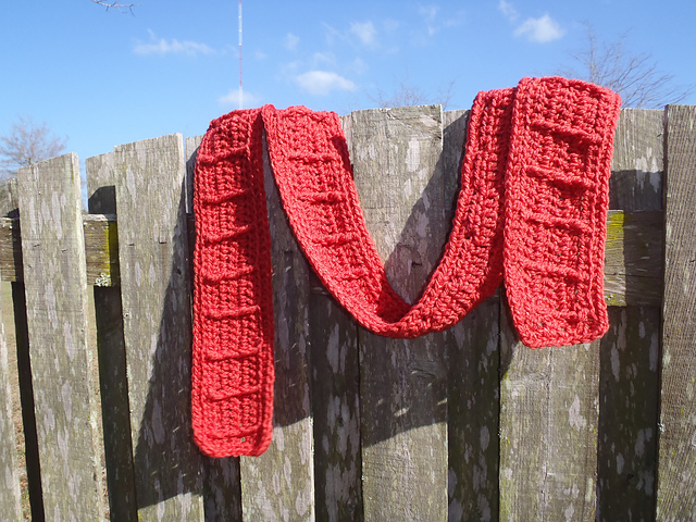 Jacob's Ladder Bulky Scarf