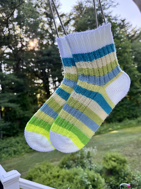 Seaglass Stripes Socks