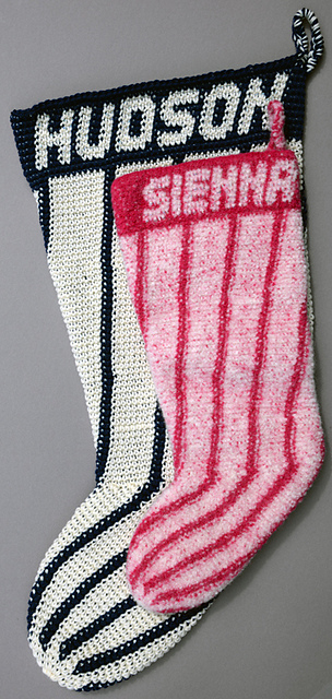 Bead Felted Christmas Stocking