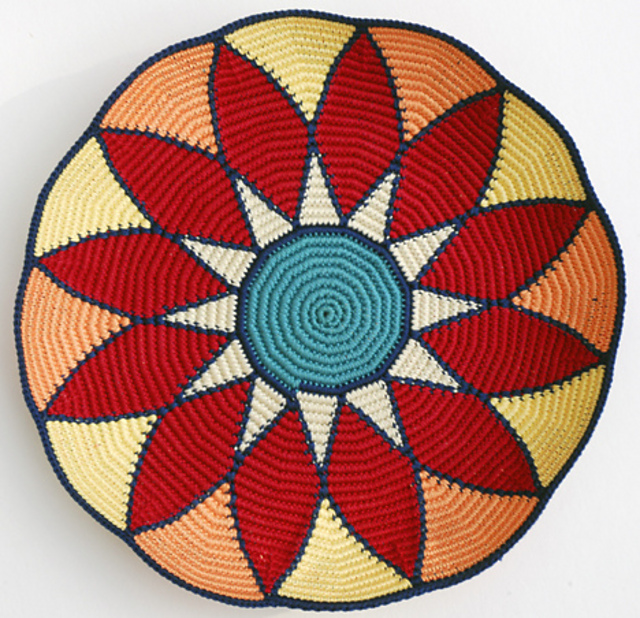 Ravelry Sunburst Bowl pattern by Carol Ventura