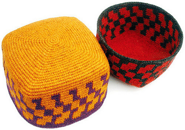 Square Woolen Hats | Baskets