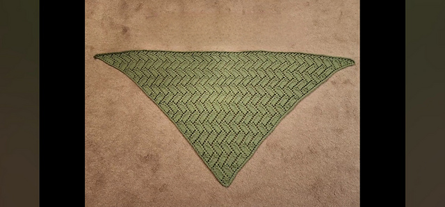 Herringbone Lace Shawl