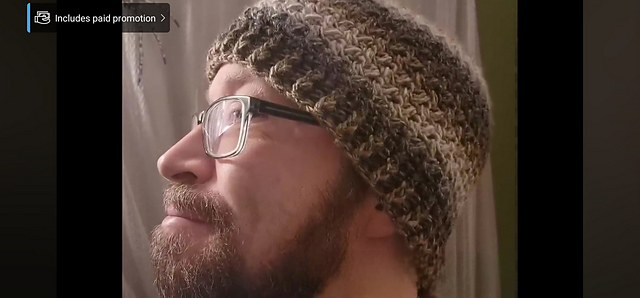 Puffy Moss Stitch Hat