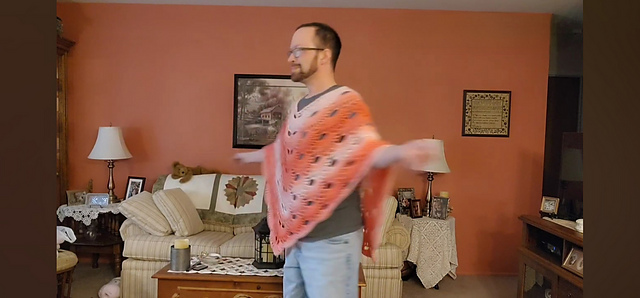 Virus Stitch Poncho