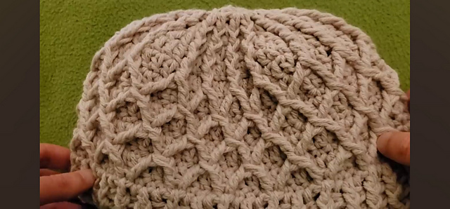 Embossed Diamonds Hat