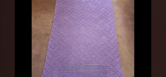 Woven Filet Blanket