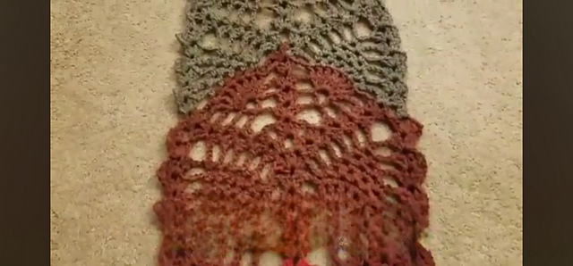 Pineapple Lace Scarf