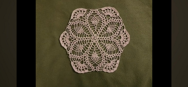 Pineapple Lace Doily