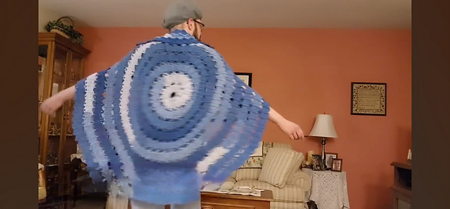 Bruges Lace Spiral Shawl