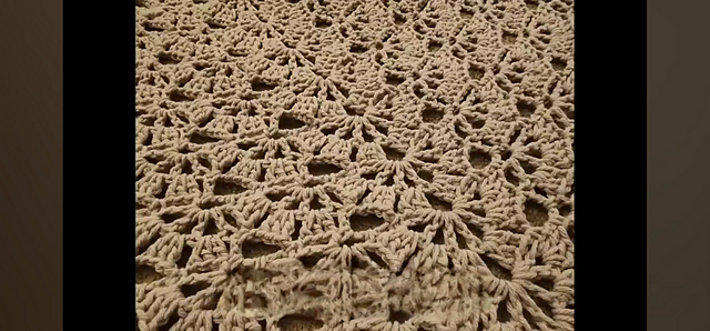 Angel Wings Crescent Shawl