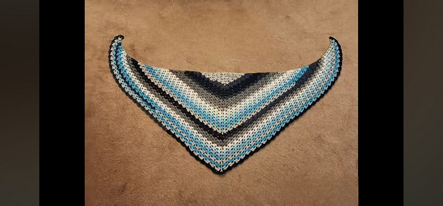 One Row Rover Shawl