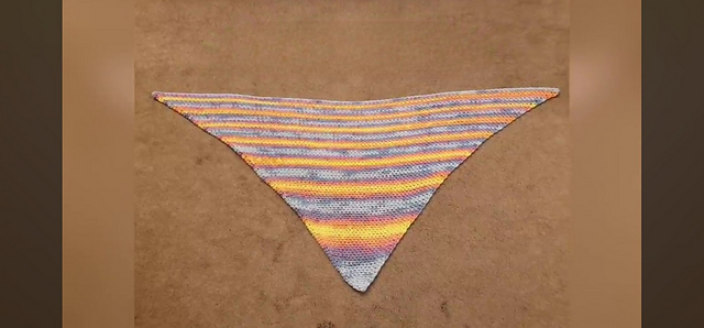 Moss Stitch Shawl