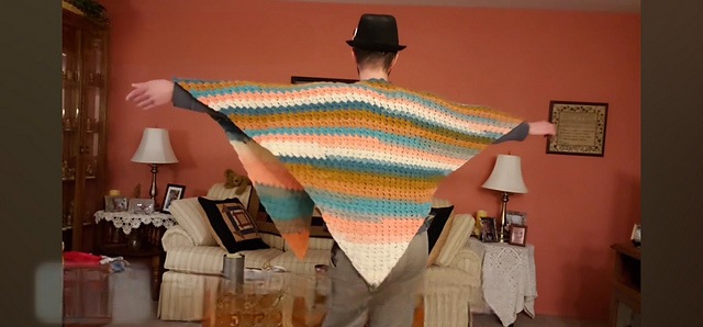 Corner to Corner Wrap Around Shawl