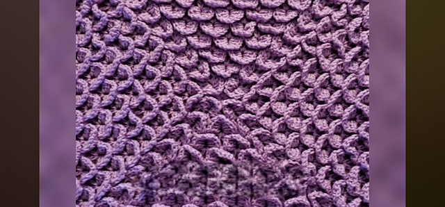 Crocodile Stitch Blanket