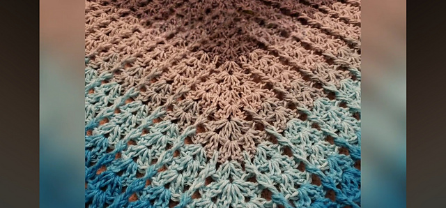 Corded Shells Shawl