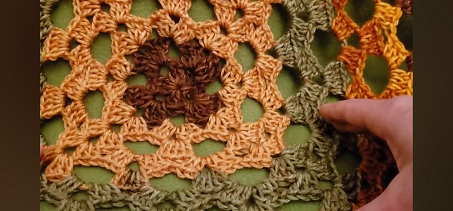 Leapfrog Granny Blanket