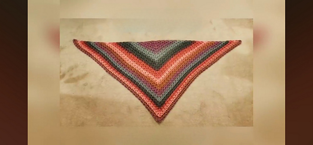 3D Cluster Stitch Shawl