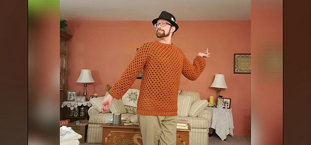 Granny Stitch Pullover Sweater