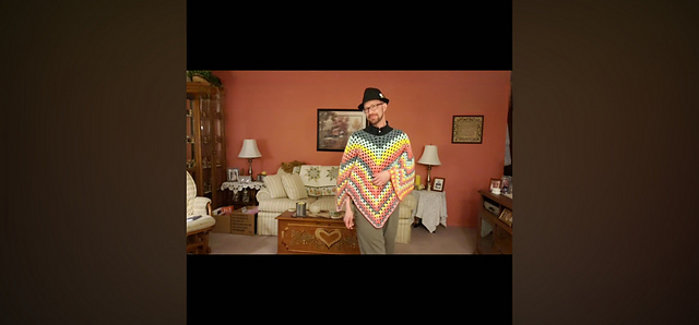 Granny Square Poncho