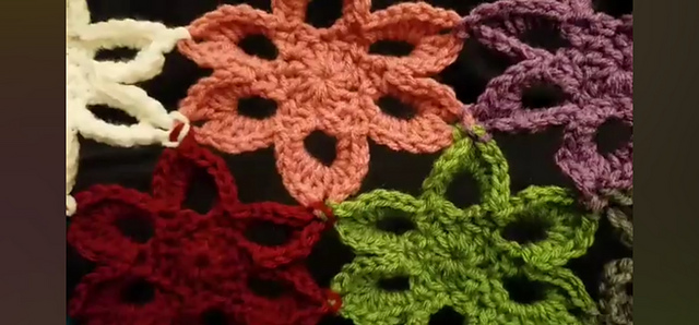Flowers Motif Scarf