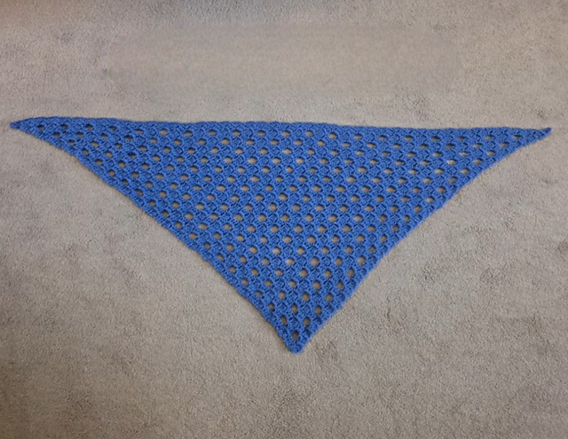 Boxed Lace Shawl