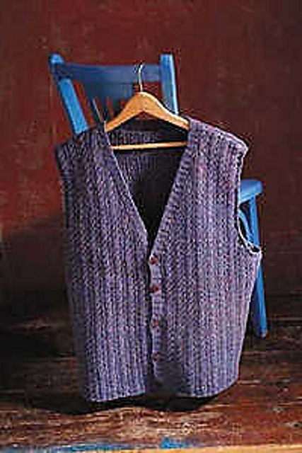 Cabled Rib Vest - Adult