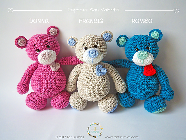 Amigurumi: Oso San Valentín Valentine's  Teddy
