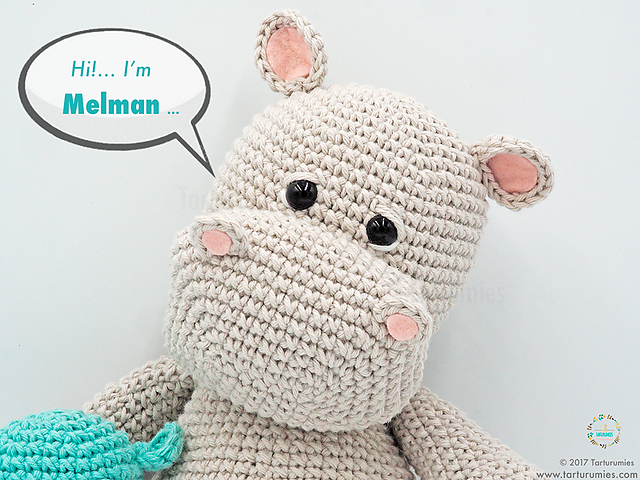 Amigurumis: Hippo / Hipopótamo Melman and Pi — foto 5