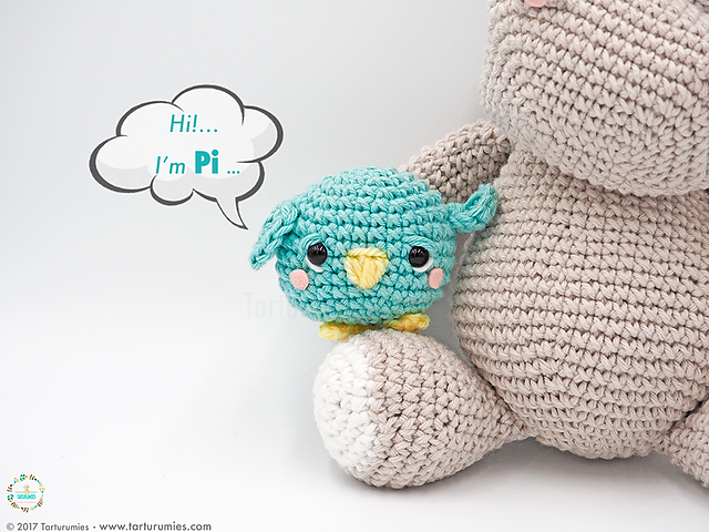 Amigurumis: Hippo / Hipopótamo Melman and Pi — foto 4