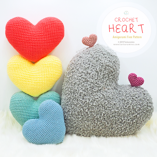 Crochet Heart / Corazón Amigurumi