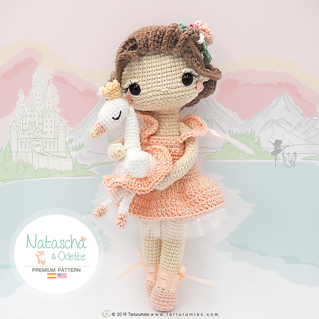 Amigurumi Ballerina Doll - Natascha and Odette