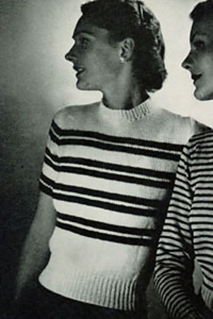 Striped Pullover No. 5303