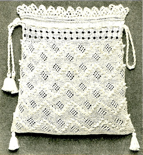 For the Needlewoman: Pretty Knitted Bag