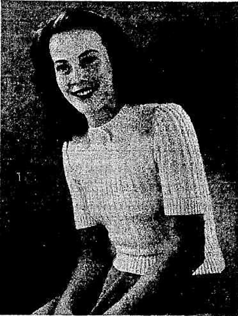 Fancy Ribbed Jumper With Plain Yoke