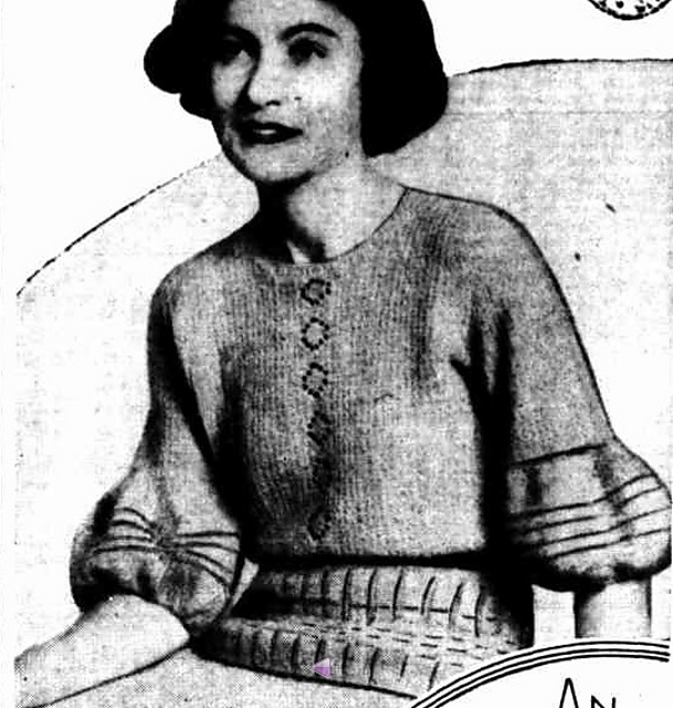 High Neckline and Unusual Sleeves