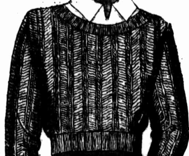 Cosy Pullover in Herringbone Stitch