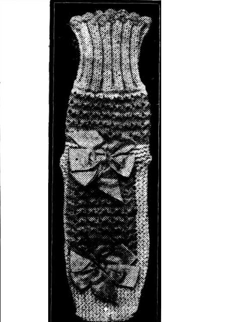 For The Needlewoman: Knitted Bed Sock