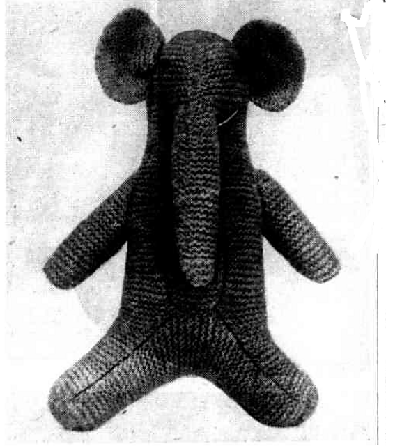 Jumbo the woolly elephant