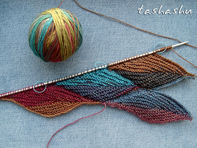Feuilles d'automne Stitch Pattern