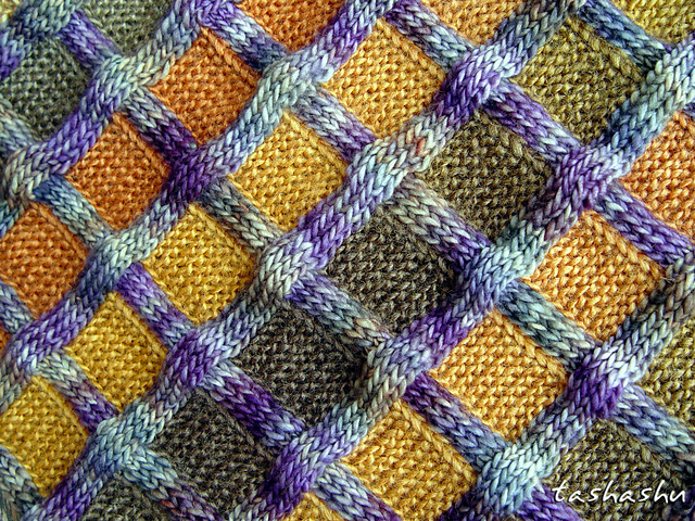 Scarf Checkered autumn