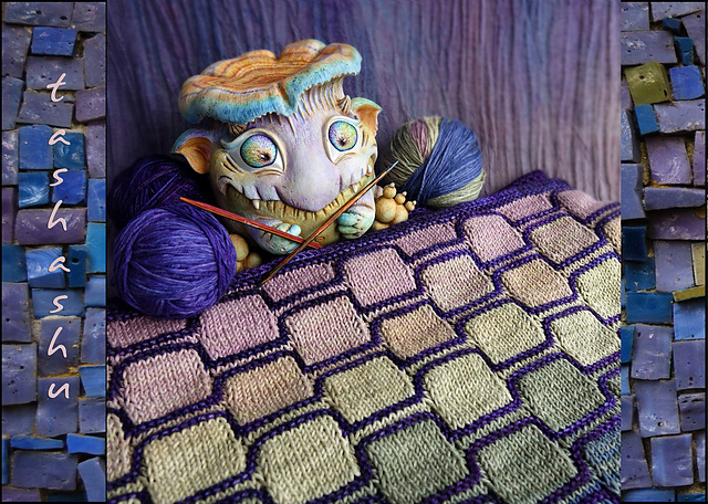 Snood Smalt mosaic