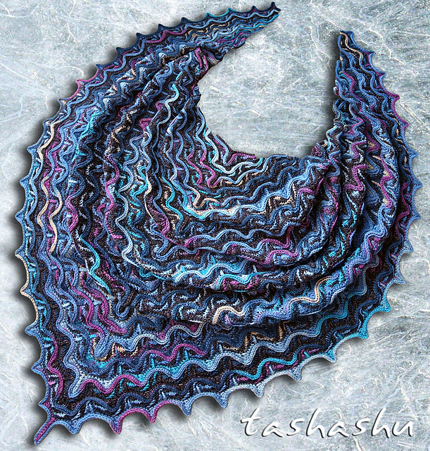Snow Mantra Shawl