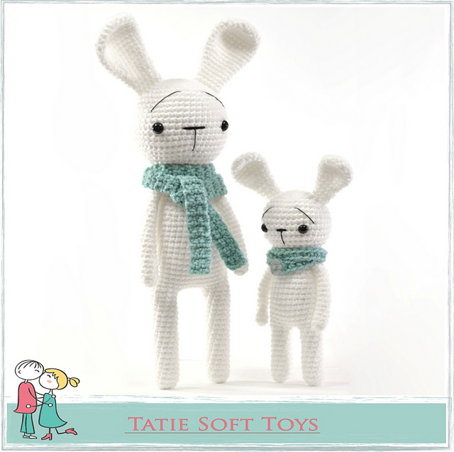 Amigurumi Straight Bunny Rabbit 2 in 1