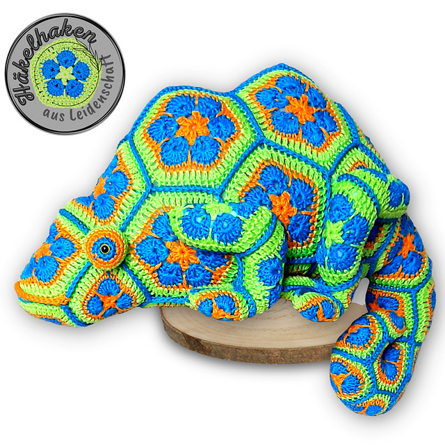 Camila the Camaleon from African Flowers