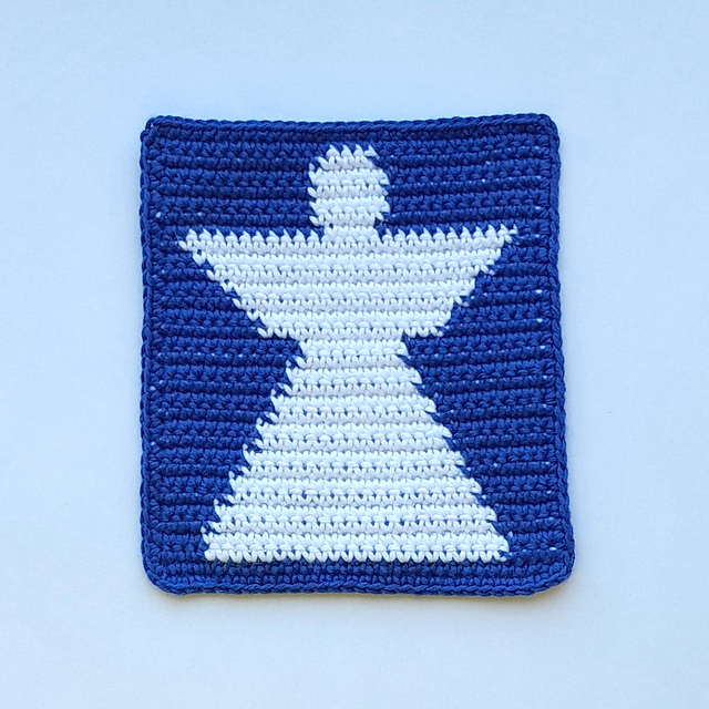 Christmas Angel Square
