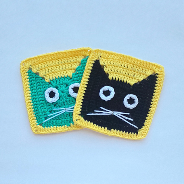 Granny Square Cat