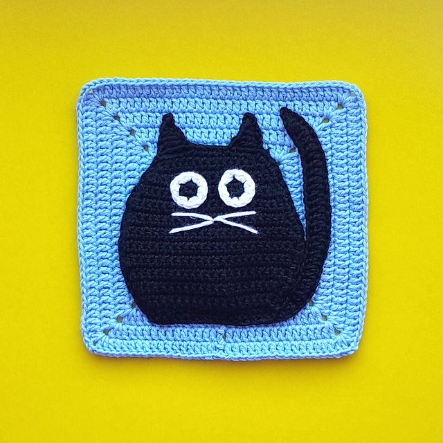 Granny square Cat