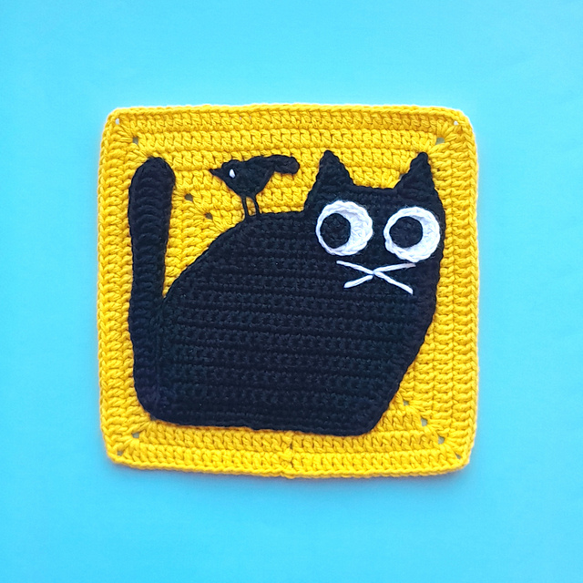 Granny Square Cat