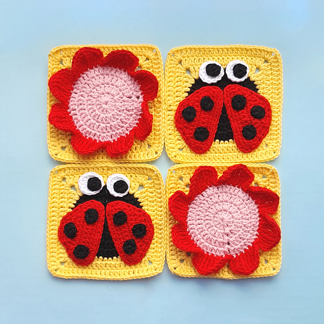 Ladybug & Flower