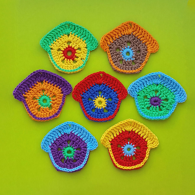 Christmas crochet Houses